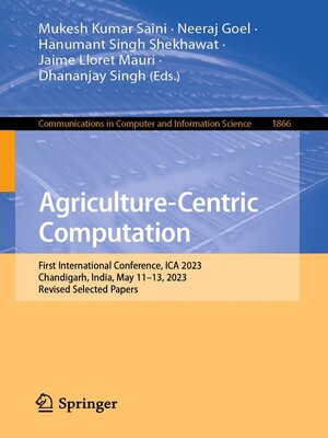 cover image of Agriculture-Centric Computation